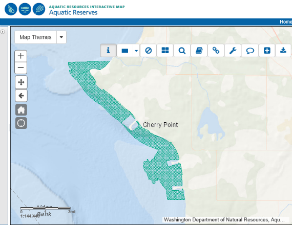 Cherry Point Aquatic Reserve - Aquatic Reserves Program data viewer