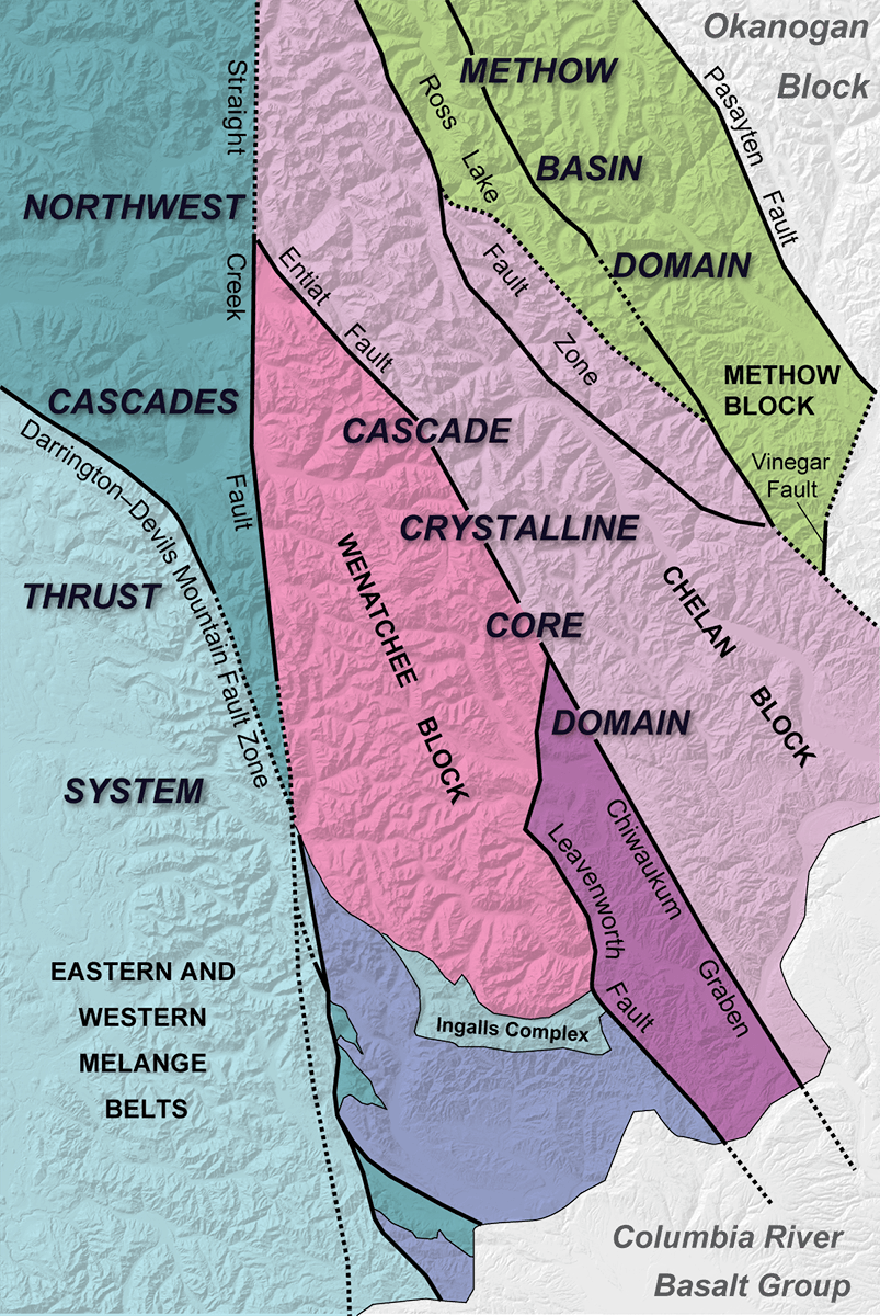 Ger Popular North Cascades Domain Map 