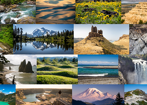 Washington 100 highlights 100 of the state's most distinct geologic formations